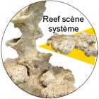 principe d'encastrement de roches pour aquarium récifal