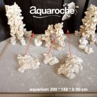 Aquaroche substitut aux pierres vivantes pour aquarium recifal